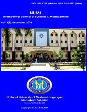 NUML International Journal of Business & Management